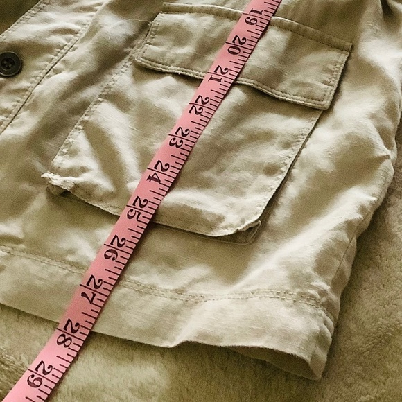 Utility Jacket / Linen / Size L / Ivory - Picture 10 of 10